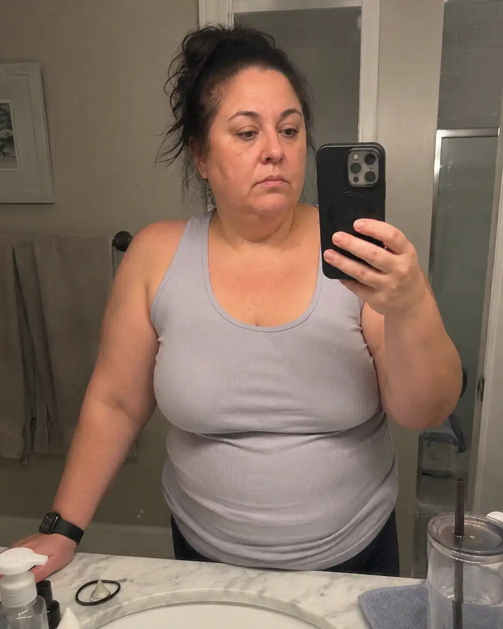 Less Puffy before